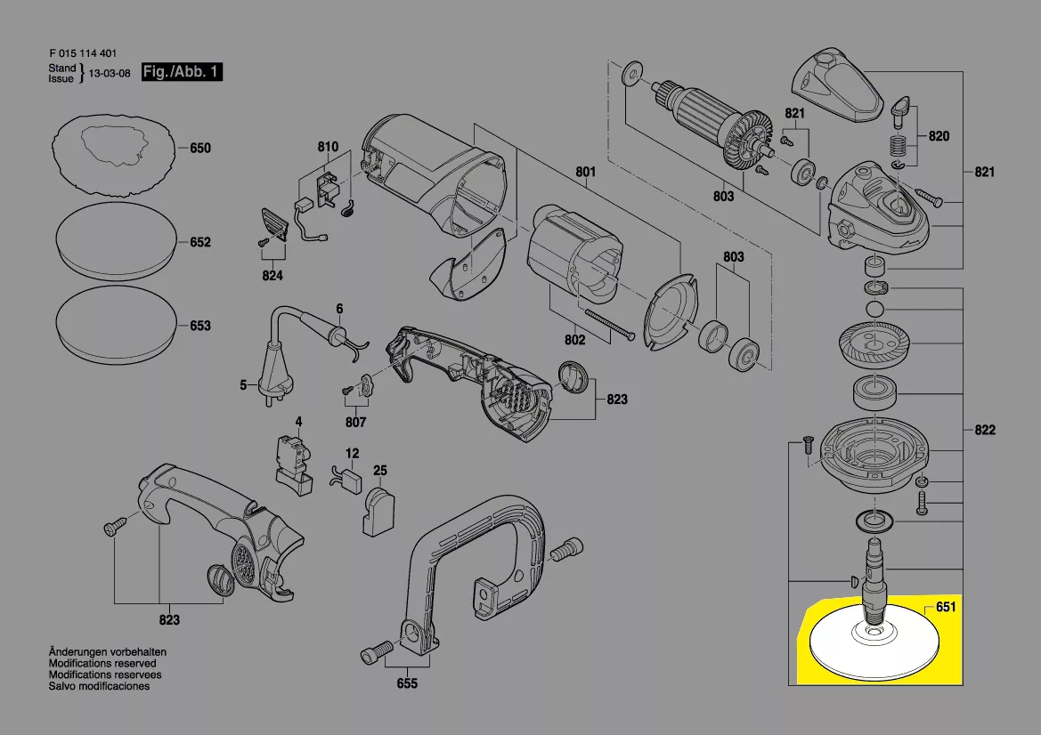 Plateau porte-accessoire réf. 2 610 Z04 396 Skil